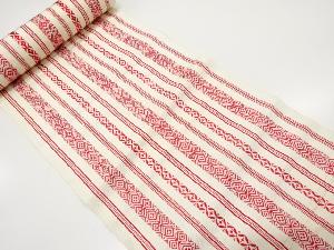 アンティーク　博多　八寸帯地反物